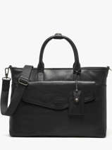 Leather Flandres Briefcase 1 Compartment Flandres Etrier Pink flandres EFLA8231